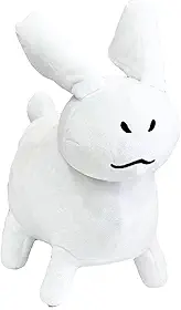 Peluche Roblox, peluche Forsaken Gubby, brinquedos de peluche colecionáveis suaves para crianças e fãs de videojogos, presente Roblox para meninos e meninas 20 - 30 cm (branco)
