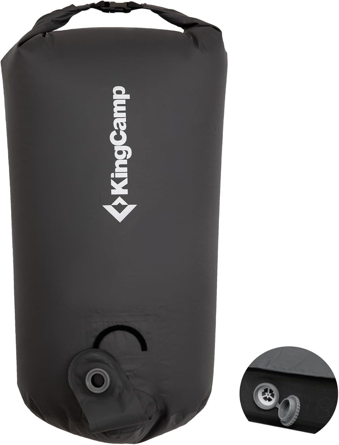 KingCamp Air Pump Sack, Roll Top Compression Pump Bag Ultralight Pump Sack Multi-Use Waterproof Outdoor Dry Bag Storage Bag for Inflation Sleeping Pad, Mattress & Camping Mat