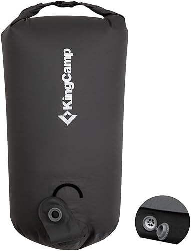 KingCamp Bolsa de bomba de aire, bolsa de compresión enrollable ultraligera, multiusos, impermeable, para exteriores, bolsa de almacenamiento