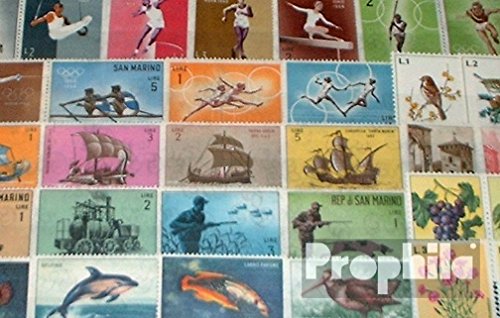 Prophila Collection San Marino 50 Diversi Francobolli (Francobolli per i Collezionisti)