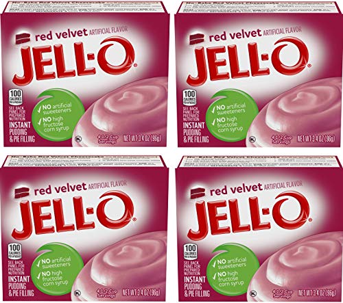 Image of Jello Red Velvet Instant Pudding (Pack of 4)