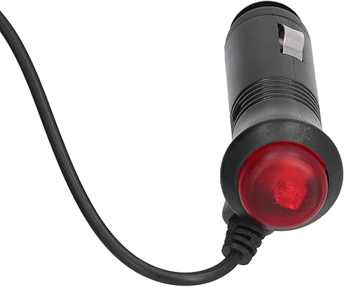 Miniatura 7 de Cable de enchufe de alimentación para encendedor de cigarrillos, adaptador de cable de automóvil con botón Swtich de tres metros, adaptador de