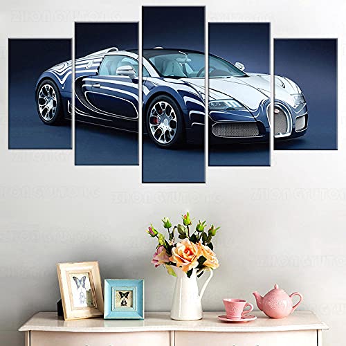 Tableau de décoration murale avec impression photo d'art de supercar
