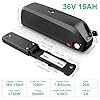 PANDA CYCLE Ebike Battery 36V 15Ah Lithium Li-ion Battery Pack for 200-700W Electric Bicycles Motor with USB Charge Port and Safe Lock #1