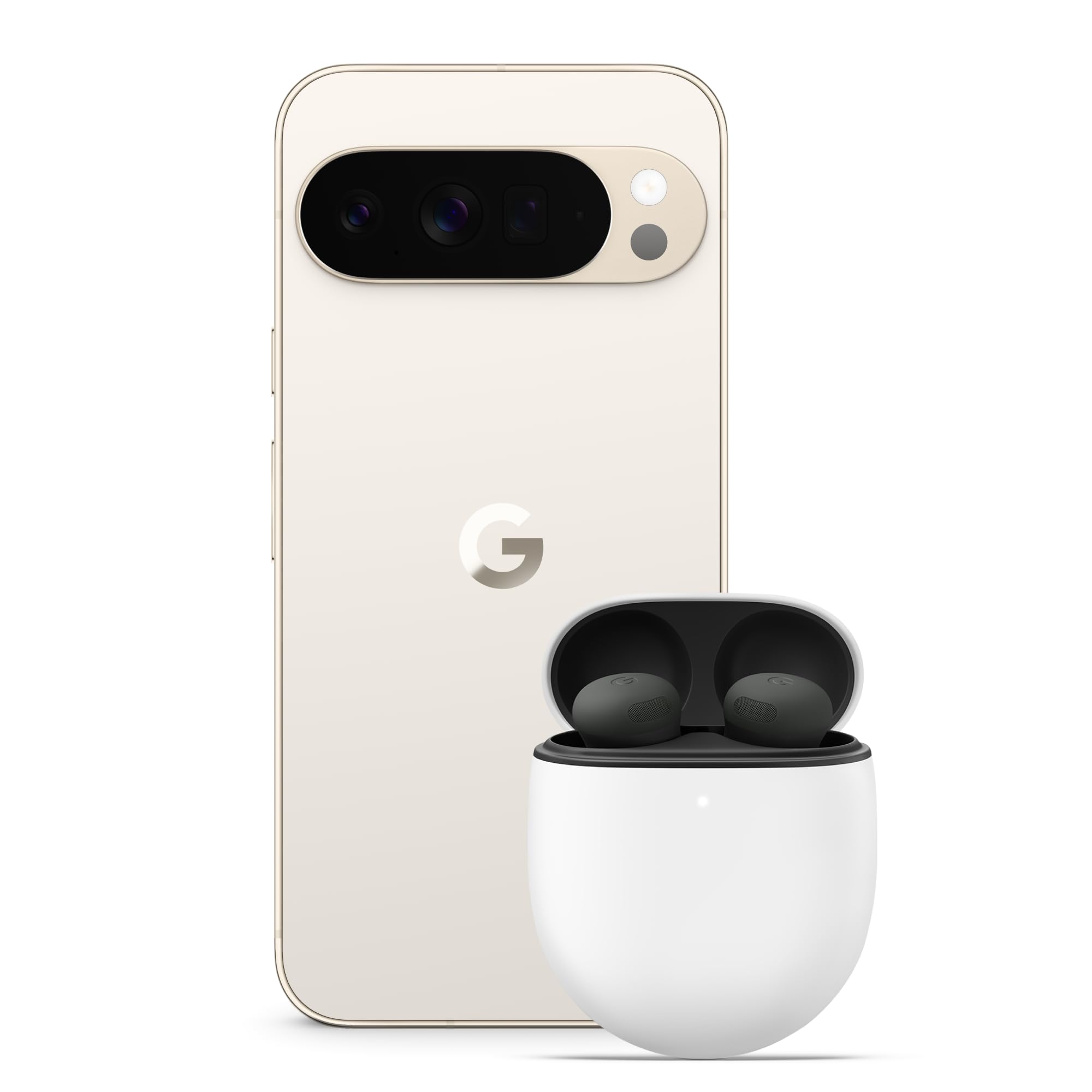 Google Pixel 10 Pro XL - Smartphone Android sbloccato con Gemini, tripla fotocamera posteriore, autonomia di oltre 24 ore e display Super Actua da 6,8" - Grigio creta, 256GB+Pixel Buds Pro 2