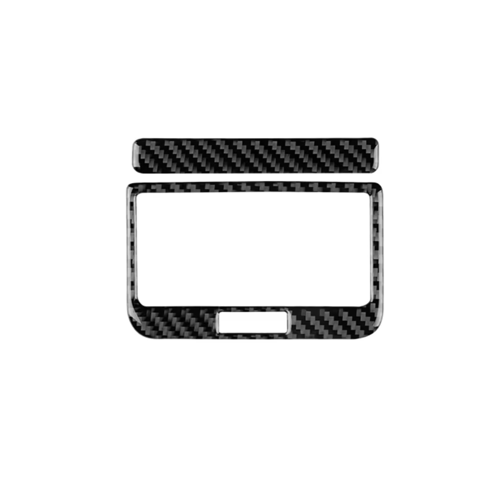Decoration Auto Interior Compatible with Seat for Leon for MK3 2013 2014 2015-2020 Car Carbon Fiber Interior Trim Stickers Rear Air Outlet Frame LHD RHD