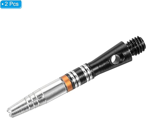 Miniatura 8 de PATIKIL Eje de dardo, rosca, tallos de dardos de aluminio para punta de acero