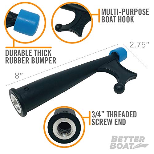 Image of Telescoping Boat Hook Pole, Push Pole with 3 /4 inch Thread Screw End, Docking
