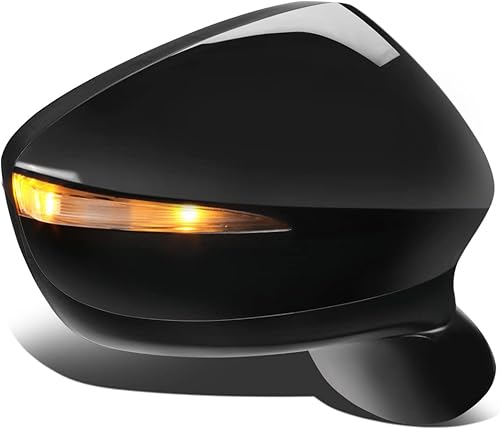 Miniatura 2 de DNA Motoring OEM-MR-MA1321215 Espejo retrovisor plegable calefactado con ajuste de potencia lateral derecho con señal de giro compatible con Mazda