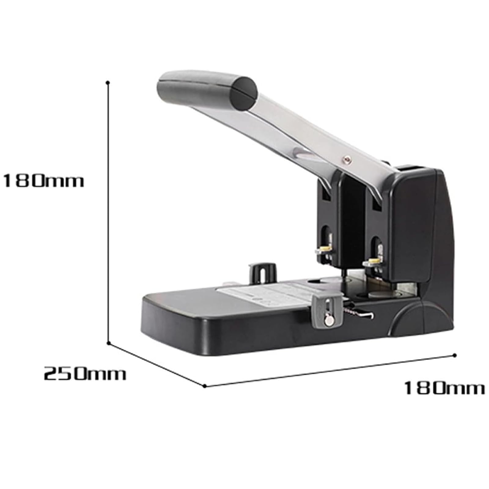 MObyat Perforatrice da Tavolo, Perforatrice per Carta a 2 Fori, capacità di 1-100 Fogli/Limitatore Telescopico Automatico/Perforatore Cavo Alta qualità Ad Alta Resistenza, per Pagine Libri, Fatture