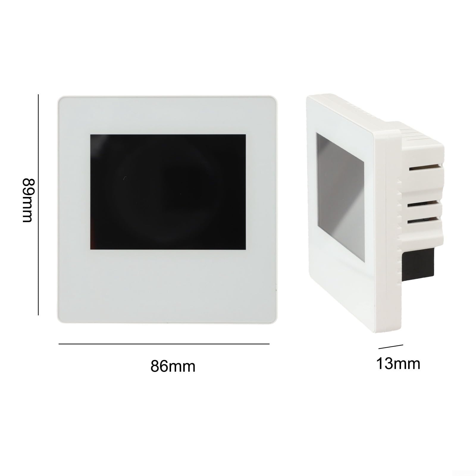 Termostato Digital LCD Táctil Programable Calefacción(Black-25A)