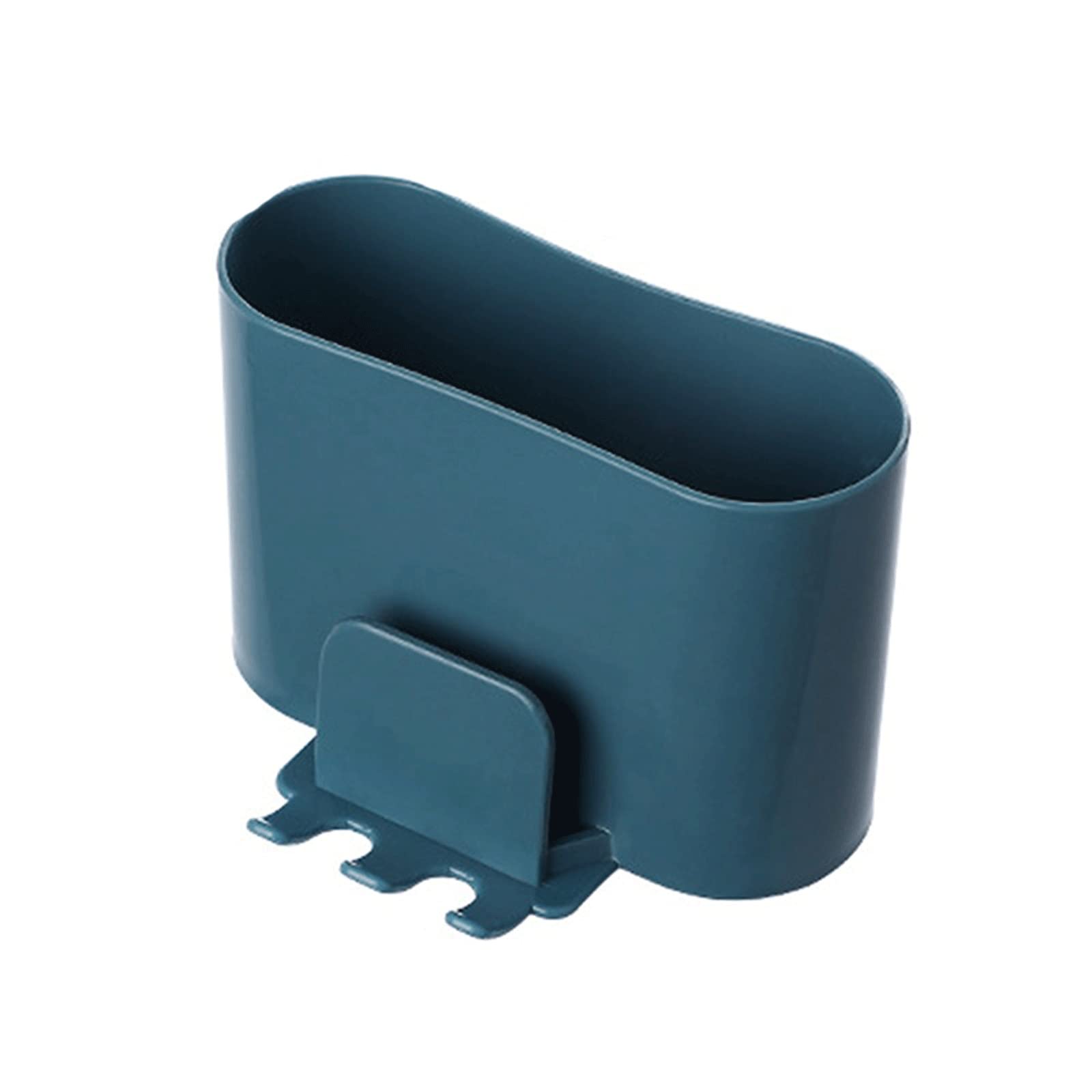 JINGYAN Toothbrush Holders Punch-free Toothbrush Holder Fresh Toilet Multi-function Storage Box Bathroom Seat Rack(Blue)