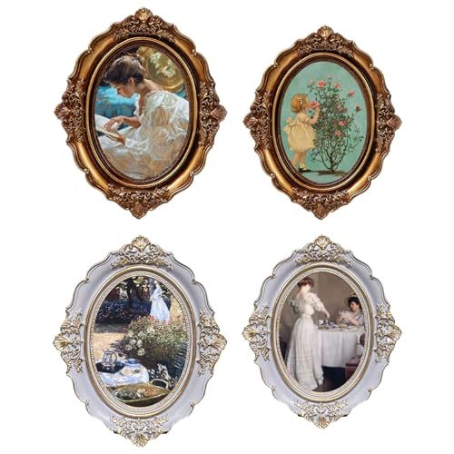 Image of CALANDIS Vintage Picture Frame Elegant Photo Gallery Art for Wall Tabletop Home Decor Bronze 6inch | Home D?cor | Frames