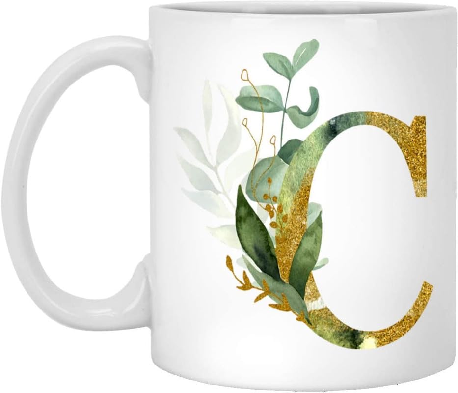 Image of BJ ART '' inchC Alphabet Printed Coffee Mug with Colorful Awesome Design|Gifitng Mug for Loved Ones |Birthday Gift|Wedding Gift|Anniversary Gift - 1 Piece, Multicolour, 325 Ml ART-396