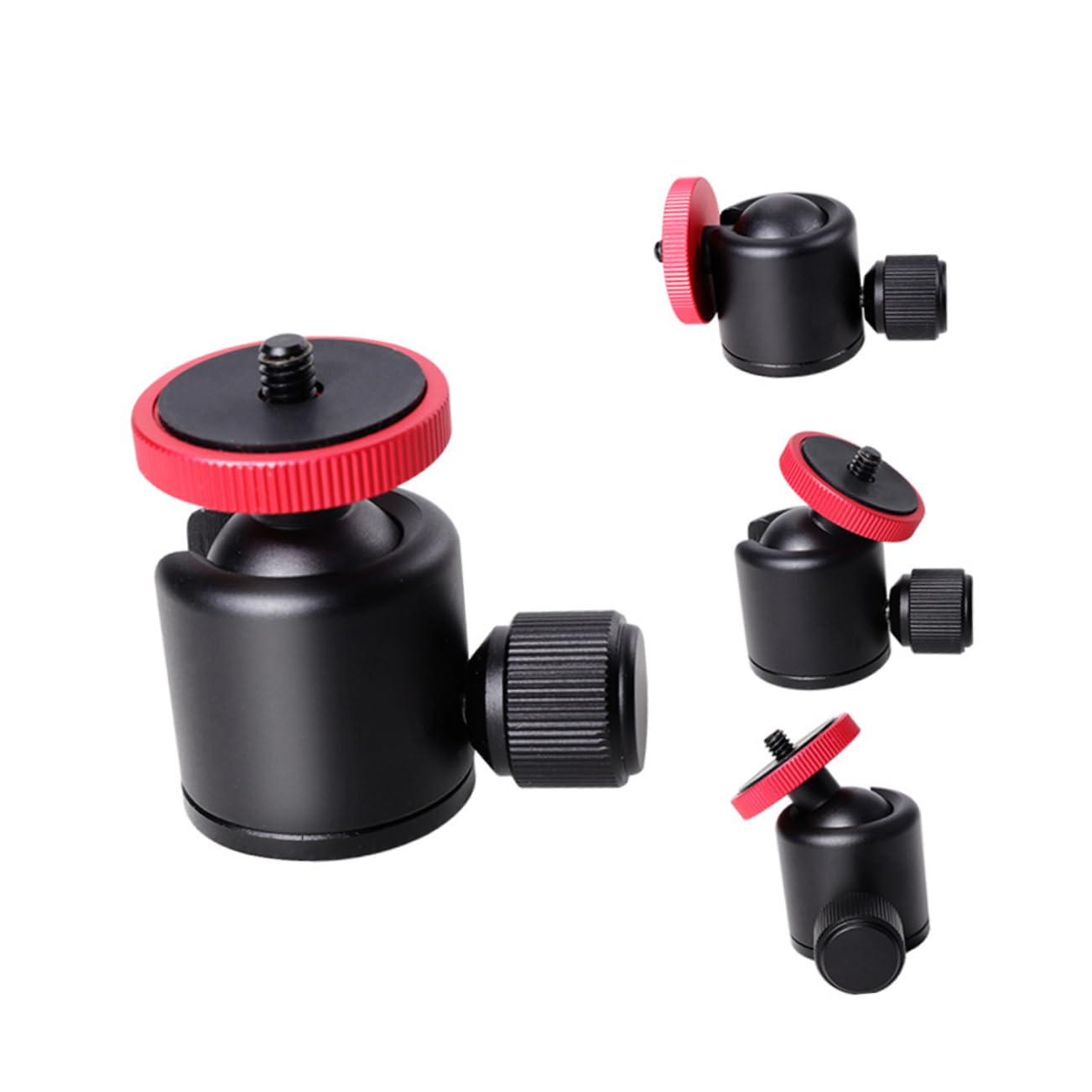 CIYODO Mini Tripod Ball Head for Camera Inch Thread Locking Nut Rotatable Degrees for DSLR