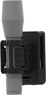 Flashlight Holster, 60° Rotatable Flashlight Holder Torch Belt Pouch, Polymer Tactical Duty Belt Light Holder Pepper Spray Paddle Holster with Stretch Capability for 0.8"-1.2" Diameter Flashlight - TEGE