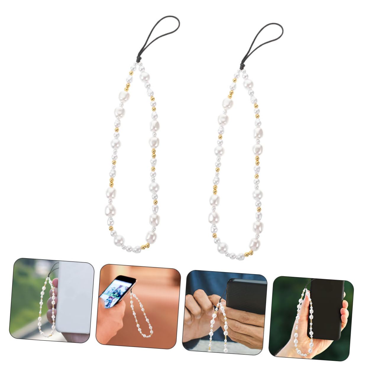 OSALADI Cadena De Telefonía Móvil Cordón Para Teléfono Cordón De Teléfono Correa De Muñeca Del Teléfono Pulsera De Teléfono Con Cuentas Muñequeras Para Teléfonos Usb