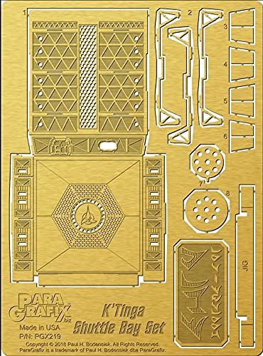 BIBNY Paragrafix 1/350 K'Tinga Shuttle Bay Photoetch Set PGX219