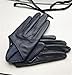 Women's Half Palm Leather Gloves - Thin Design for Everyday Wear(Purple,M)
