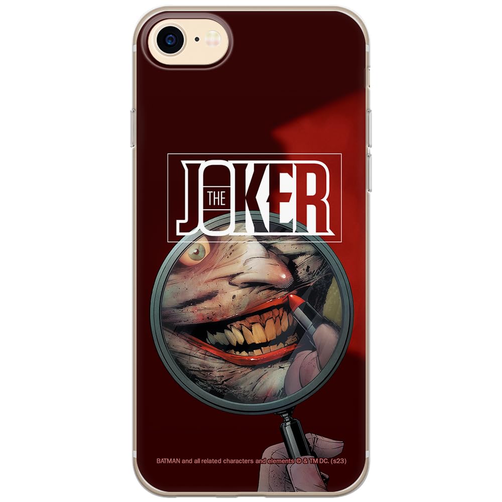 ERT GROUP mobile phone case for Iphone 7/8/ SE 2/ SE 3 original and officially Licensed DC pattern Joker 022 optimally adapted to the shape of the mobile phone, case made of TPU