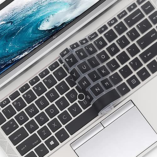 Image of MUBUY-GOL Keyboard Cover For 14 inch HP Elitebook 840 845 G7 G8 2022 2021 2020 New Notebook PC Model Accessories Keyboard Protective Skin (Not Fit New 840 845 G9 G10)-Black
