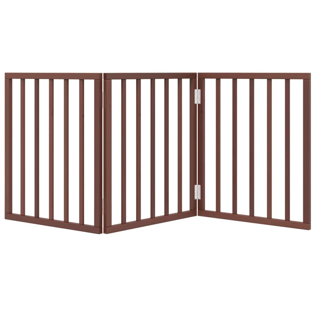 Lot de 3 grilles de séparation pliables en bois de peuplier pour le transport, montage sans perçage, 150 cm de large