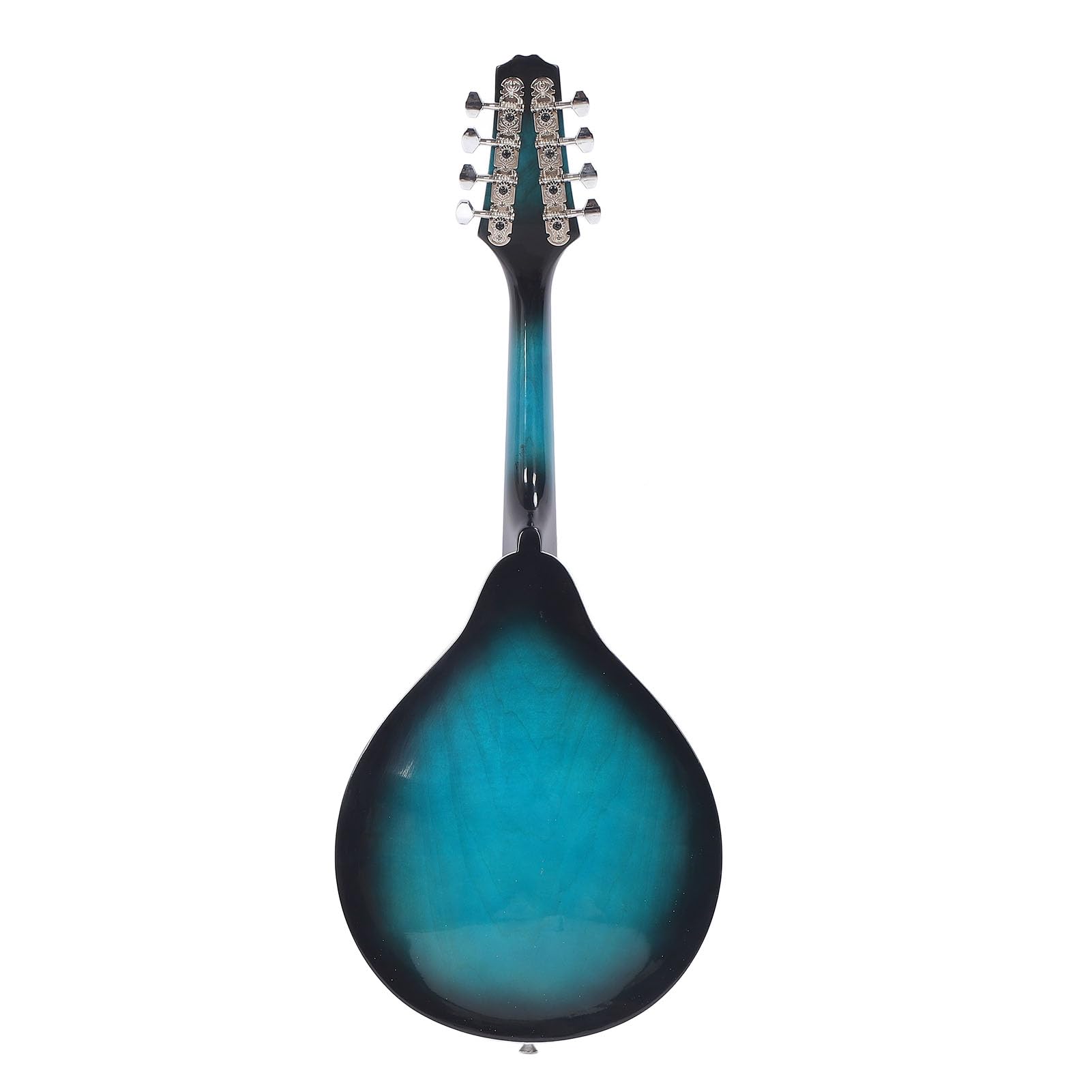 CHICIRIS Strumento per Mandolino, Performance Musicale a 8 Corde in Tiglio con Accordatore Digitale a Plettro, Corde di Ricambio, Tracolla, Custodia in Tessuto per la Pulizia