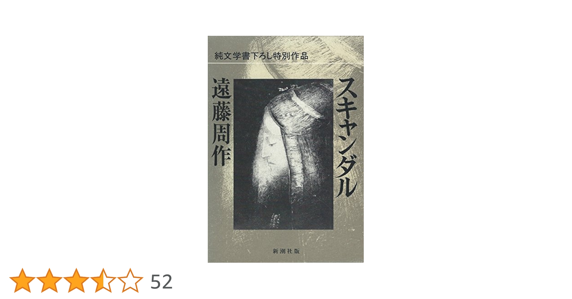 識語署名本▪遠藤周作『スキャンダル』　1986年2刷函帯 識語署名本▫遠藤周作『スキャンダル』 1986年2刷函帯 - メルカリ