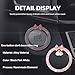 YYTQP Cute Bow Bling Car Engine Stop Decoration Ring, 1 PC Crystal Rhinestone Car Button Start Button Cover, Shiny Key Ignition and Knob Ring, Bling Car Accessories for Women (Pink)