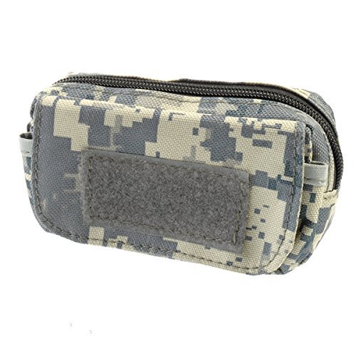 Tactical Pouch,Bienna Small Military Bag Molle Gear [Waterproof] Nylon EDC Utility Gadget Zipper Waist Bag Pack with Phone Holster Pocket Cover Case for Vest & iPhone 7 6 6s 5 5s Galaxy S5 S6 S7-ACU