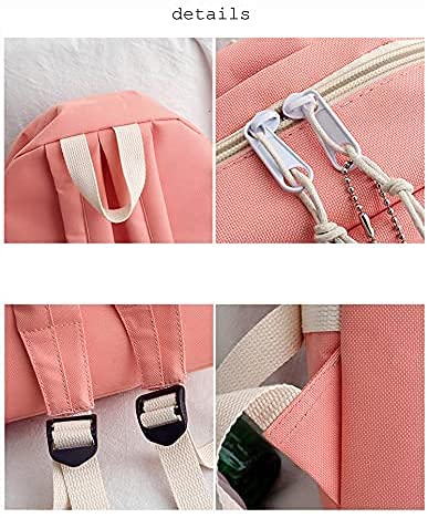 Dasdad Set di Zaini per Scuola Kawaii da 5 Pezzi