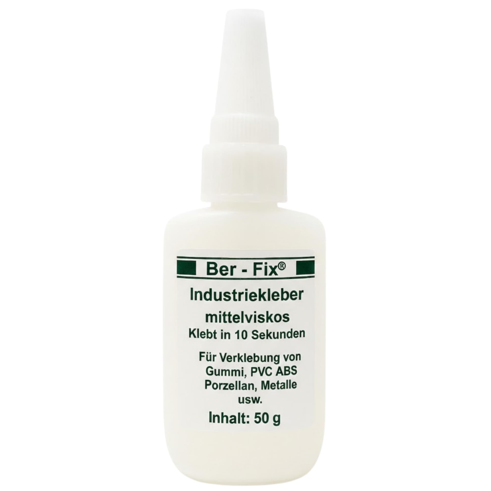 Ber-Fix® Industriekleber mittelflüssig – Vorratspack 2x50g Werkstattpack