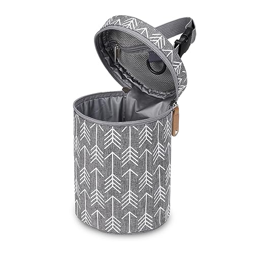 Poemtian Baby Bottle Warmer Bag Breastmilk Cooler Bag Insulated Baby Bottle Cooler Tote Bags Baby Bottle Bag Travel Carrier Breastmilk Storage Tote Hanging
