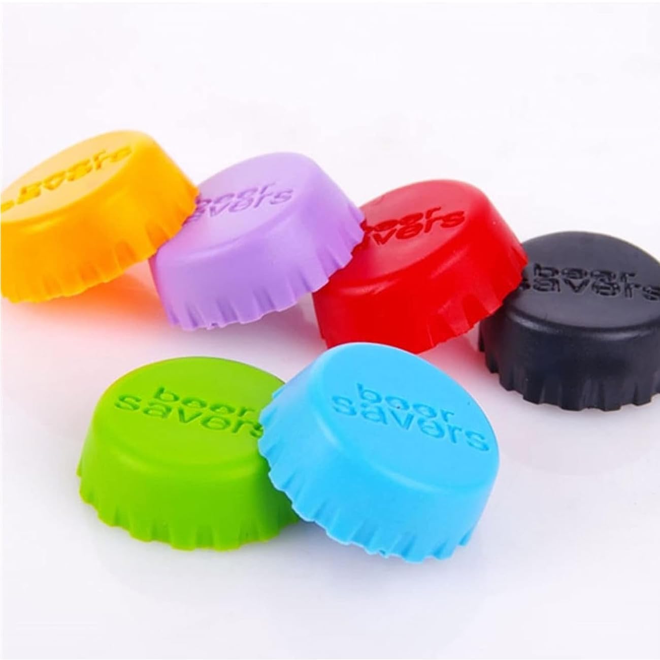 Violet - Bouchons De Bouteilles En Silicone, 6 Couleurs, 1 Pièce, Couverture De Boisson, De