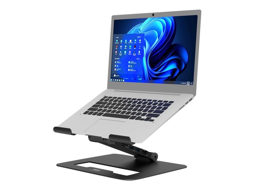 Port Connect 2 in 1 USB-C Docking Station with Stand for Laptop Notebook 7 Devices 85W 5GB/s EU