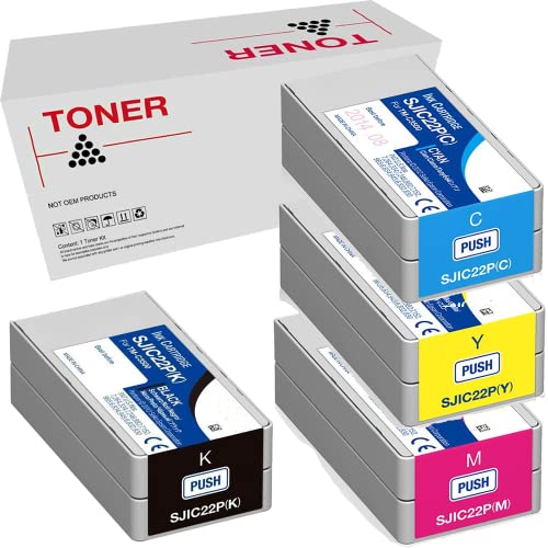 Cartouche SJIC22P compatible Epson C33S020601 pour éviter les bavures d'encre