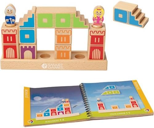 SmartGames Camelot Jr. game components laid out