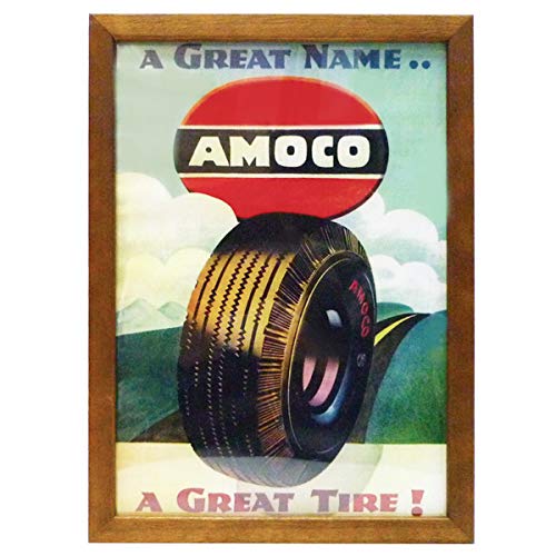 Amazon.co.jp: オールドアメリカン アートポスター (ウッドフレーム