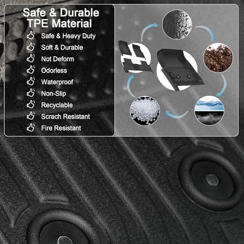 Tapis de sol sur mesure GMC Canyon cabine double 2015-2022