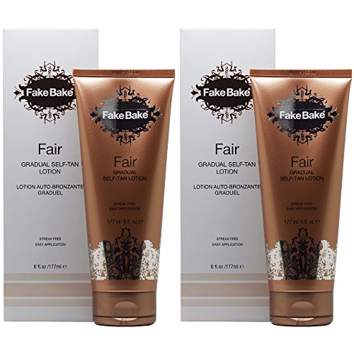 Fake Bake Fair Lotion, 6-Ounce,Set of 2