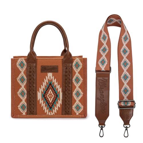 Image of Montana West X Wrangler Tote Bag for Women Boho Aztec Shoulder Purse Top Handle Satchel Handbag