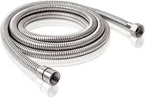 GKP Stainless Steel 304 Grade Shower Hose Super heavy, relpacement shower tube, Hand shower tube, health faucet tube Rust Proof Shower Tube (1.5 meter)