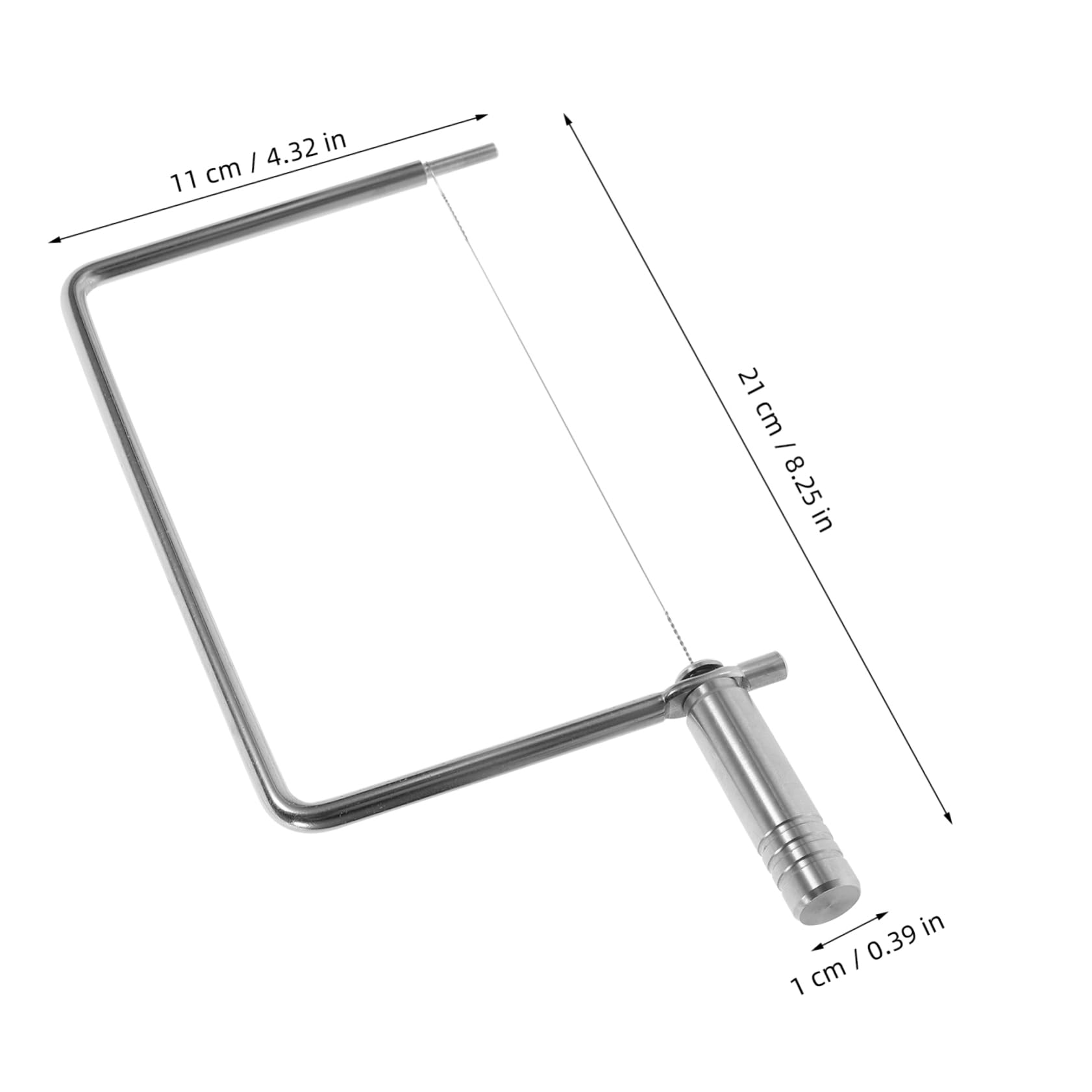 OUNONA Stainless Steel Cheese Slicer Butter Cutter Heavy Duty Tool for Easy Slicing Lightweight Portable Kitchen Essential for Cheese Lovers