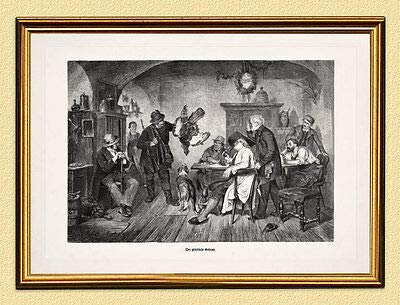 KunstdruckThe Happy Shot Hunting Picture Hunter Auerhahn Wilderer A3 511 Framed