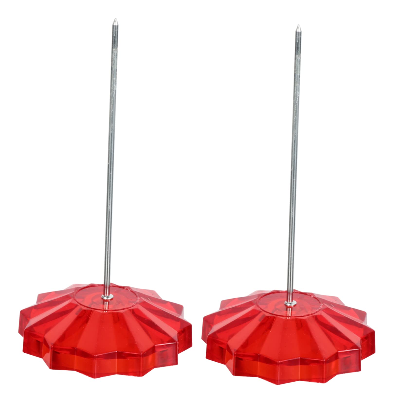 KALLORY 2Pcs Desk Paper Holder Spike Stick Receipt Holder with Sturdy Base for Memo Note Bill and Ticket Display Office Restaurant Settings