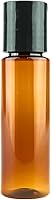 Vista 8 de Botellas de plástico ámbar (paquete de 12) – Botella de plástico ámbar de 1 onza con tapas de rosca; se utiliza como champú reutilizable, loción