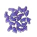 Eyourlife 20 PCS Soft Nail Caps Nail Covers Claw Caps Paw Covers for Cat Pet Kitten With Glue Claws Control Paws Off Size M Violet