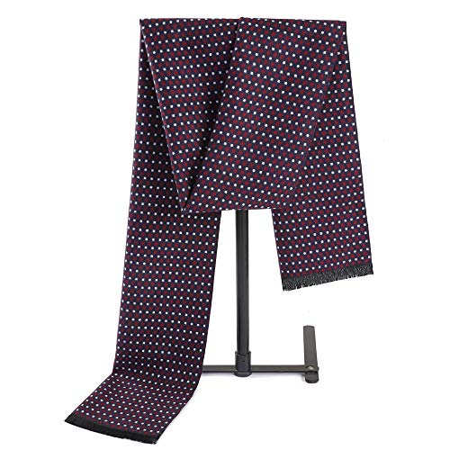 TongLingUSL Scarf for Men Reversible Elegant Classic Warm Cashmere Feel Soft Scarves for Fall Winter (Color : Purple, Size : One Size)