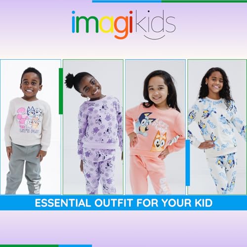 Image of Bluey Fleece Sweatshirt and Jogger Set Toddler to Big Kid