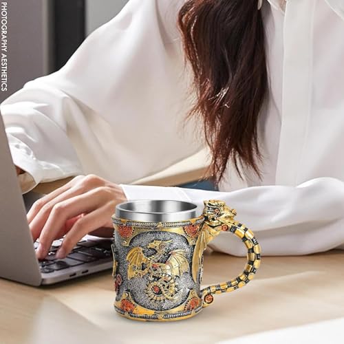 Tasse médiévale en acier pour vos soirées jeux et pique-niques - 3
